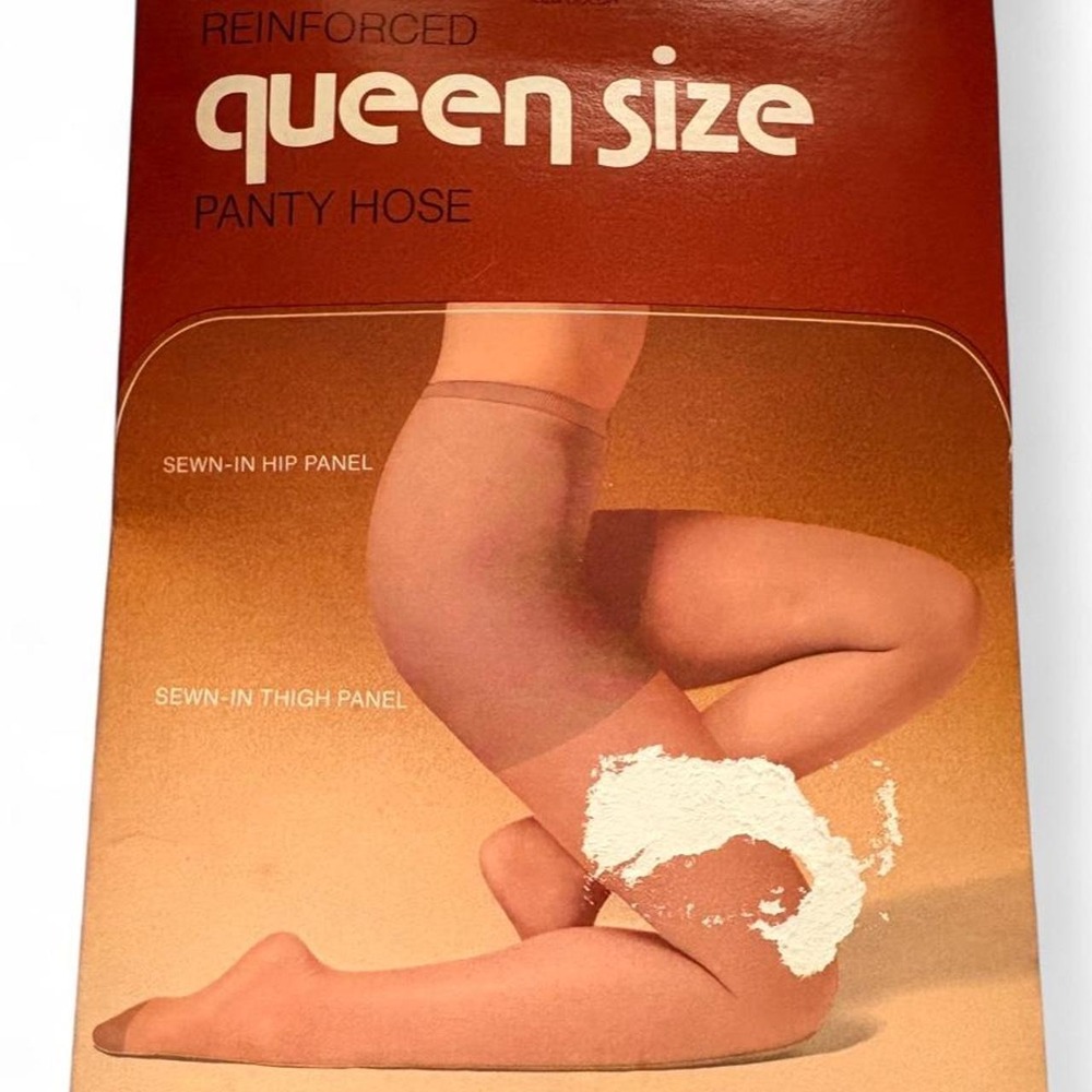 Vintage Renee Queen Size Panty Hose Queen size pantyhose in a solid nude color